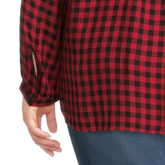 Buffalo Check Plaid Button Down Long Sleeve Shirt Sz 1X … - Picture 5 of 8